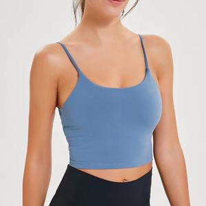 Débardeur court à carreaux personnalisé pour femme, en polyester et élasthanne, respirant, grande taille, écologique, séchage rapide, décontracté pour l'été, vente en gros - Product Image 2