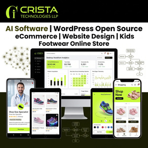 การออกแบบเว็บไซต์อีคอมเมิร์ซโอเพ่นซอร์สด้วย AI บน Wordpress ร้านค้าออนไลน์รองเท้าเด็ก ซอฟต์แวร์โอเพ่นซอร์ส เทมเพลตซอฟต์แวร์ ERP CRM ซอฟต์แวร์ AI - Product Image 3