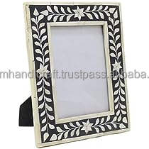 Personnalisé Cadre photo en bois incrusté d'os fabriqué à la main de la meilleure qualité pour la décoration de l'Inde. - Product Image 2