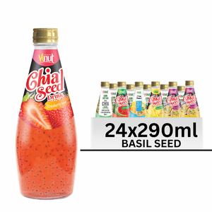 290ml Mélange de Graines de Chia Boisson sans Sucre Marque Privée Échantillon Gratuit Usine Prix Vietnam OEM ODM Boisson - Product Image 1