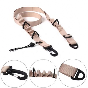 Longe multifonctionnelle extérieure corde à linge ceinture de rangement réglable arbitrairement 24 trous auvent corde suspendue boucle corde de rangement - Product Image 6