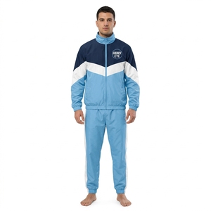 Conjunto Deportivo de Dos Piezas para Hombre, Chaqueta Cortavientos de Nailon y Pantalones Cortos, OEM - Product Image 1