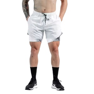 2026 vente chaude Logo personnalisé hommes sportif Double couche Fitness Gym Polyester Shorts athlétique entraînement course Sport Shorts - Product Image 5