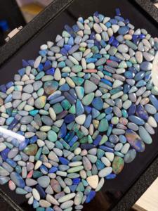 Natural Australia Doublet <b>Opal</b> Loose Gemstones Brilliant Cut Color Play 2-6 Carats for Jewelry Making-BU GEMS AB307 Lot - Product Image 4
