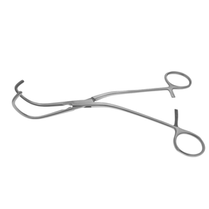 Pinza Vascular Lambert-Kay para Anastomosis Aórtica, 8″, Mandíbulas Anchas de 4.5cm, Instrumento Quirúrgico de Acero Inoxidable - Product Image 3