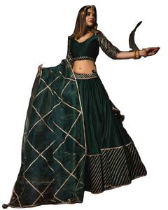 Gujarati Cultural Style navratri ผ้าไหมโดลาบริสุทธิ์พิเศษงานปาร์ตีดีไซน์แบบดั้งเดิม - Product Image 1