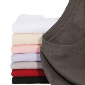 T-shirt à manches courtes en coton pur, poids lourd, couleur unie, grande taille, tricoté, 230g, avec logo personnalisé OEM. - Product Image 1