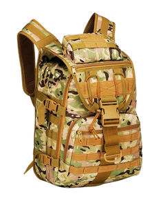 Sac à dos tactique de 20 pouces avec ceinture à coussin d'air, fermeture éclair, imperméable, unisexe, compartiment intérieur, grande capacité, polyester, sac à dos de sport - Product Image 4