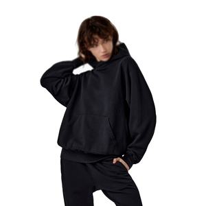 Produit vente chaude femmes sweats à capuche pantalons de survêtement femmes deux pièces couleur unie pulls veste tenue décontracté - Product Image 6