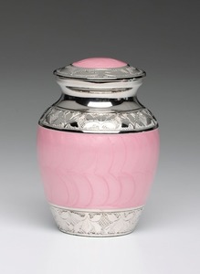 Urn Round Crackled <b>Teal</b> Floral Embossed Handmade Sympathy Decorative <b>Vase</b> Traditional Classic Style - Product Image 2