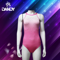 Justaucorps de gymnastique personnalisé avec un design personnel, tissus Mystique, couleur dégradée, justaucorps de performance ajusté