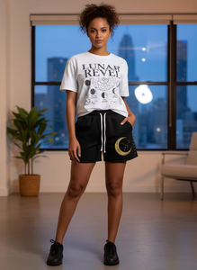 Ensemble t-shirt et short personnalisés avec logo imprimé, style décontracté d'été, 2 pièces pour homme - Product Image 6