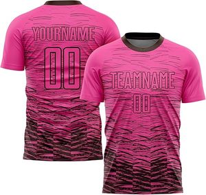 Uniforme de Fútbol Personalizable de Alta Calidad 25 26, Impresión de Logotipo y Nombre, Jersey de Fútbol Corto Unisex para Adultos, Equipación de Equipo 100% Poliéster - Product Image 5