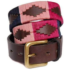 Ceinture de polo classique pour homme, faite à la main, en cuir véritable, brodée, personnalisable, vente en gros, ODM/OEM - Product Image 5