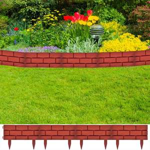 Diviseur de pelouse de 11 pièces avec des fournitures de jardin élégantes en briques - Product Image 1