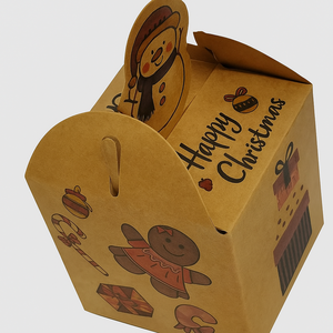 Caja de Regalo Navideña con Asa, Bolsa de Transporte para Dulces y Golosinas de Santa Claus, Cajas de PVC Transparentes para Dulces y Golosinas - Product Image 5