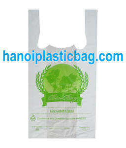Venta al por mayor, precio barato, alta calidad, respetuoso con el medio ambiente, precio barato, camiseta, bolsas de compras de plástico/bolsa de transporte de chaleco, fabricante de Vietnam - Product Image 3