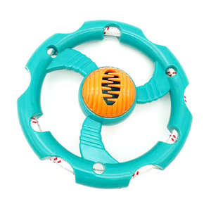 Eco-Friendly Bite Resistant <b>TPR</b> Flying Disc Dog Toy with Soundmaking for Pet Dog Training and Leaking Food Ball - Product Image 1