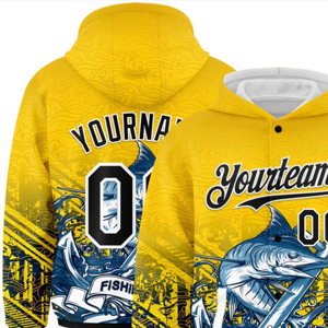 Sudaderas con sublimación personalizada de alta calidad, tela transpirable y cómoda, sudaderas con cierre de botones para fútbol americano, para hombre. - Product Image 3