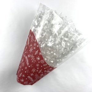 กระเป๋าแขนทรงดอกไม้ทำจากเรซิ่นบริสุทธิ์แบบกันน้ำย่อยสลายได้ทางชีวภาพสำหรับเทศกาลคริสต์มาสตัดดอกไม้สามารถปรับแต่งได้ - Product Image 4