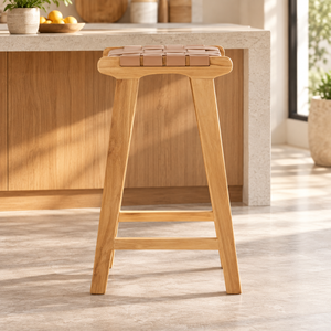 Style your living space <b>with</b> a teak <b>chair</b> that balances distinctive wood texture and effortless appeal - Product Image 1