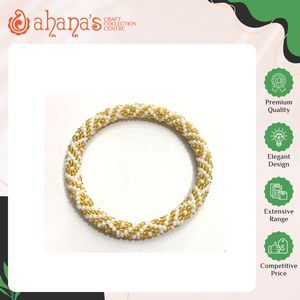 Low Market Price Premium Quality Modern Design Multi Colors Handmade Trendy Women's Glass <b>Beads</b> <b>Bracelets</b> from Nepal - Product Image 2