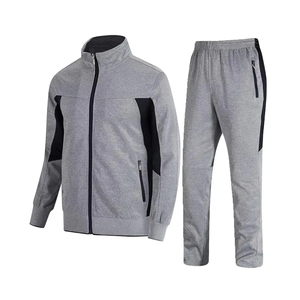 Ensemble de survêtements respirants à manches longues pour hommes, nouvelle mode, vêtements de sport de haute qualité, ensemble deux pièces uni, fabriqué par le fabricant - Product Image 6