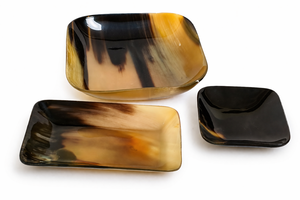 Tazón de Cuerno Natural Hecho a Mano, Lujoso y Ecológico, Apto para Lavavajillas, Ligero, Duradero, Vajilla Artesanal - Product Image 3