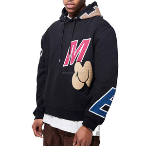 Sudadera con capucha en relieve de algodón personalizada, ropa de hombre con logotipo impreso, Sudadera con capucha en relieve 3D OEM, sudaderas con capucha en relieve de talla grande, diseño único - Product Image 1