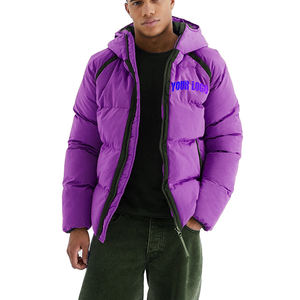 Chaqueta Acolchada al por Mayor con Logotipo Personalizado OEM, Chaqueta de Invierno Personalizada de Alta Calidad para Hombre, Chaqueta Acolchada con Burbujas para Hombre - Product Image 1