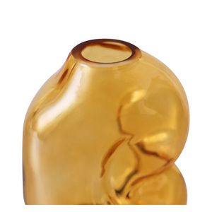 Vase en verre coloré soufflé à la main, organique, solide, artisanal, décoratif, pour la décoration de la maison - Product Image 2