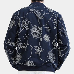 Custom <b>men</b> bomber <b>jacket</b> quilted puffer varsity windproof streetwear fishing winter breathable lightweight <b>men</b> fashion satin OEM - Product Image 2
