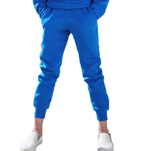 Survêtement unisexe en molleton tissé à col rond, respirant, avec poches, coupe classique, pour l'hiver, 100% coton, grandes tailles - Product Image 2