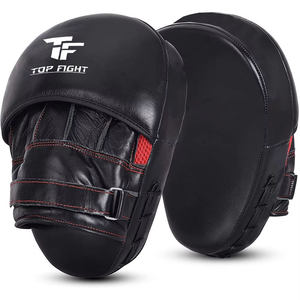 Guantes de Boxeo Cómodos para Gimnasio, Entrenamiento de Fitness, Almohadillas de Enfoque para Golpes de Mano y Patadas, Almohadillas de Enfoque de Cuero Genuino al por Mayor - Product Image 5