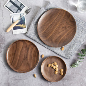 Assiettes en bois Offre Spéciale centres de table décor plateau en bois d'acacia plateau en bois planches de charcuterie assiettes de chargeur à bas prix - Product Image 4