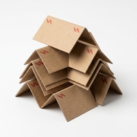 Protection d'angle en papier en forme de L écologique, robuste, pour palettes