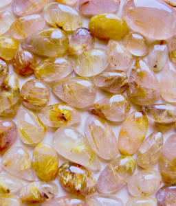 พลอยควอตซ์อัญมณีสังเคราะห์สีทองธรรมชาติ100% เจียระไนแบบหยาบเรียบแร่ควอตซ์เจียระไนสีทองสำหรับทำเครื่องประดับ - Product Image 2