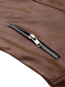 Chaquetas de Mujer a la Moda, Diseño Personalizado, Chaquetas de Cuero Genuino de Primera Calidad con Cierre - Product Image 5