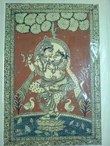 Handcrafted Pattachitra Wall Painting Hindu Deity <b>Art</b> Print Traditional <b>Indian</b> Hanging for Living Room Decor - Product Image 1