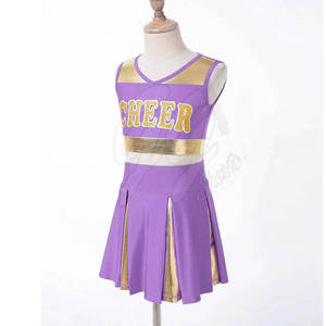 ชุดเชียร์ลีดเดอร์ผู้หญิงสำหรับผู้ใหญ่ สีตามสั่ง พิมพ์ลายด้วยความร้อน ผ้าโพลีเอสเตอร์ น้ำหนักเบา สวมใส่สบาย - Product Image 3