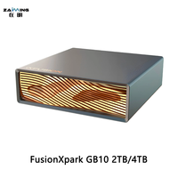 Fusion Xpark 2TB/4TB NVMe 128GB LPDDR5x Grace Blackwell 1PFLOPS Appareil de calcul IA de bureau pour l'inévaluation de modèles locaux