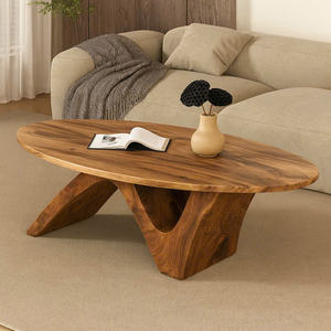 Mesa de Centro de Madera Maciza Rústica y Duradera de Proveedor Vietnamita, Decoración de Madera Natural Hecha a Mano para Sala de Estar - Product Image 3