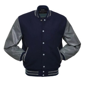 Chaqueta Varsity de Cuero para Hombre, de Lujo, Personalizada, de Alta Calidad, Resistente al Agua, Ligera, Hecha a Mano, Estilo Letterman, al por Mayor - Product Image 1