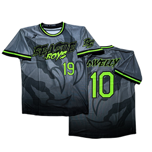 <b>Button</b> Down Baseball Jersey Men Adult Classic Streetwear Style Breathable Polyester Custom Team Color Logo Low MOQ OEM Wholesale - Product Image 1