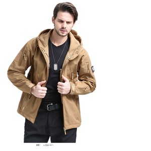 Chaquetas cortavientos de alta calidad, chaquetas de concha blanda para exteriores, chaquetas de invierno para hombres, chaquetas de concha blanda impermeables para deportes de Fitness - Product Image 5