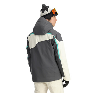 Regular Fit Casual Winter Mens Ski <b>Jacket</b> Waterproof Soft Shell Zipper Breathable Windproof Warm Hooded Front Private Label - Product Image 5