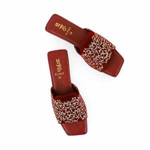 Zapatilla casual marrón con estampado de animales CL2005 - Product Image 1