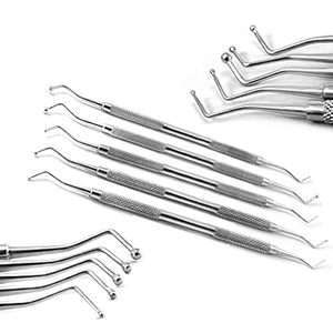 Cureta Ósea Dental Lucas de Acero Inoxidable de Doble Extremo, Instrumento Quirúrgico Dental de la Mejor Calidad para Dentistas, Aprobado por ISO - Product Image 1