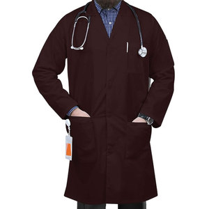 <b>Smart</b> Men Lab Coat Professional Medical Workwear Durable Lightweight Laboratory Clothing Custom Supplier - Product Image 1