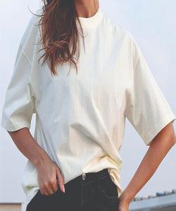 Camiseta de Punto 100% Algodón para Hombre y Mujer, Corte Holgado, Estampada, Manga Corta, Lavado Ácido, Secado Rápido, Transpirable - Product Image 4